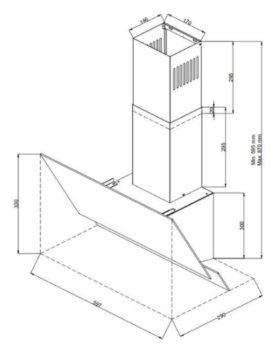 Вытяжка Zigmund-Shtain (Зигмунд-Штайн) K 145.6 W