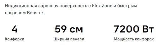 Индукционная варочная панель MAUNFELD CVI594SF2MBL LUX