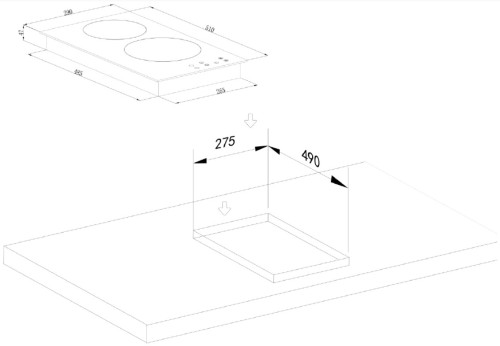 Электрическая варочная панель Weissgauff (Вайсгауф) HV 32 BA