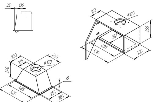 Встраиваемая вытяжка Kuppersberg (Купперсберг) INLINEA 52 B X
