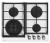 Газовая варочная панель Teka (Тека) GZC 64321 XBN White
