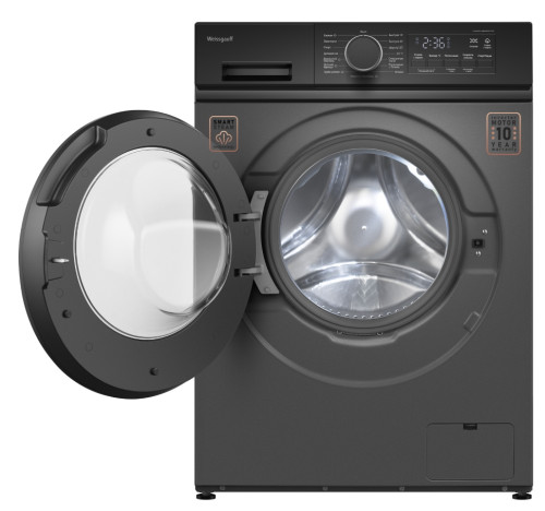 Стиральная машина Weissgauff (Вайсгауф) WM 48128 Inverter Steam Grey