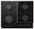 Газовая варочная панель MONSHER (Моншер) MGG 62 Noir