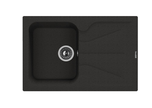 Кухонная мойка Florentina (Флорентина) Гаттинара 780, черный