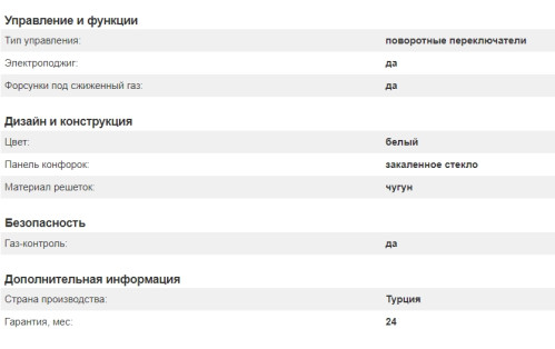 Газовая варочная панель Kuppersberg (Купперсберг) FG 63 W