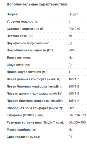 Электрическая варочная панель Korting (Кёртинг) HK 60003 BW