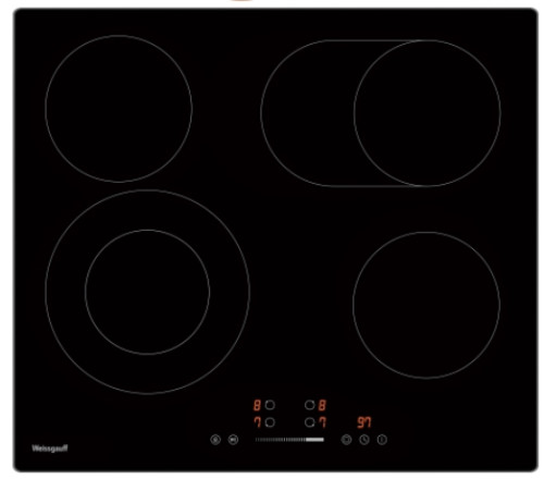 Электрическая варочная панель Weissgauff (Вайсгауф) HV 642 BSG