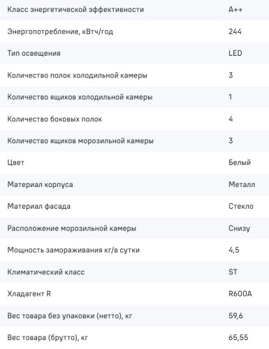 Холодильник MAUNFELD (Маунфилд) MFF185NFW10 Inverter