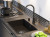 Смеситель для кухни Paulmark (Паульмарк) Holstein Ho212065-401, антрацит