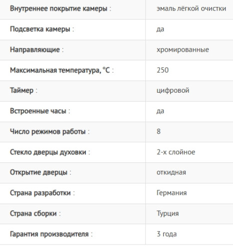 Электрический духовой шкаф Schaub Lorenz (Шауб Лоренц) SLB EL6418
