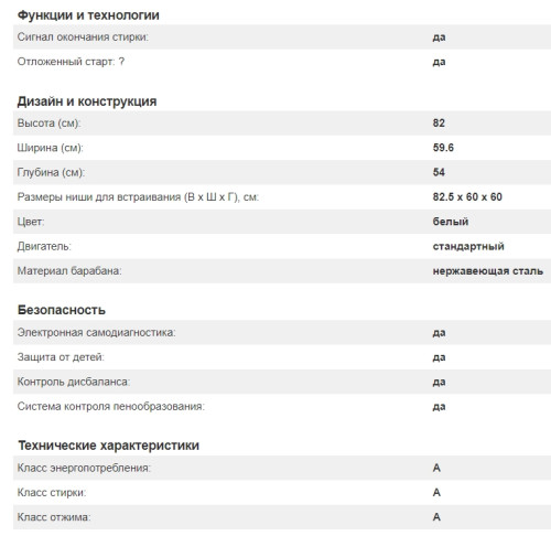 Встраиваемая стиральная машина Kuppersberg (Купперсберг) WD 1488