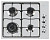 Газовая варочная панель Foster (Фостер) 7053 000 F2000