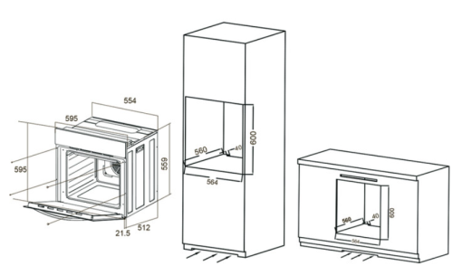 Электрический духовой шкаф ORE (Оре) VB60S