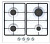 Газовая варочная панель Bosch (Бош) PGP6B2O62R