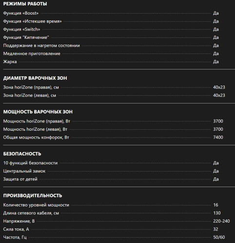 Индукционная варочная панель De Dietrich (Де Дитрих) DPI7698G