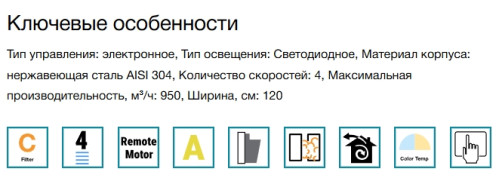 Вытяжка Falmec (Фалмек) Marte Pro 120