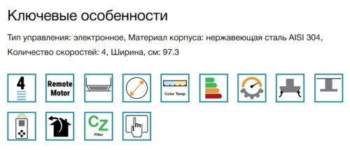 Встраиваемая вытяжка Falmec (Фалмек) Nube Isola 90 White
