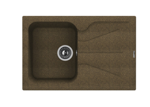 Кухонная мойка Florentina (Флорентина) Гаттинара 780, коричневый