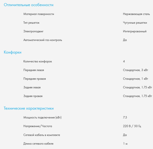 Газовая варочная панель Haier (Хайер) HHX-M64RNX