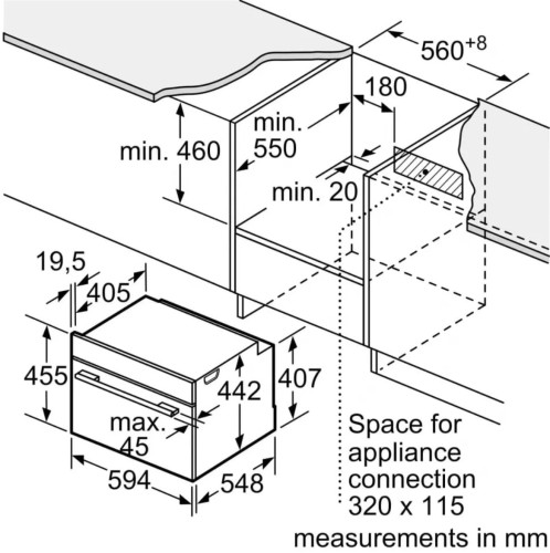 Электрический духовой шкаф Bosch (Бош) CMG656RS1I