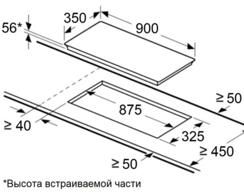 Индукционная варочная панель MAUNFELD (Маунфилд) CVI904SFLLGR Inverter