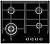 Газовая варочная панель Electrolux (Электролюкс) EGV96343YK