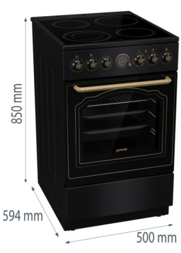 Электрическая плита Gorenje (Горенье) GECS6B70CLB