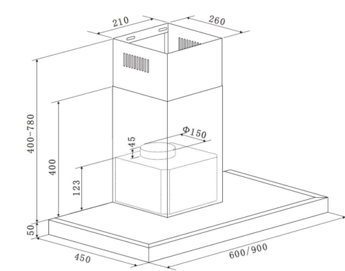 Вытяжка Zigmund-Shtain (Зигмунд-Штайн) K 135.6 B