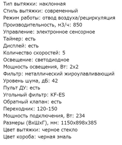 Вытяжка Kuppersberg (Купперсберг) F 930 B