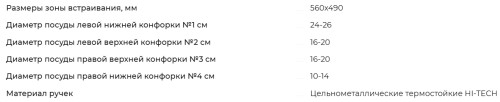 Газовая варочная панель Meferi (Мефери) MGH604BK GLASS COMFORT