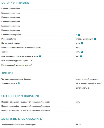 Встраиваемая вытяжка Falmec (Фалмек) Virgola Touch Black 120