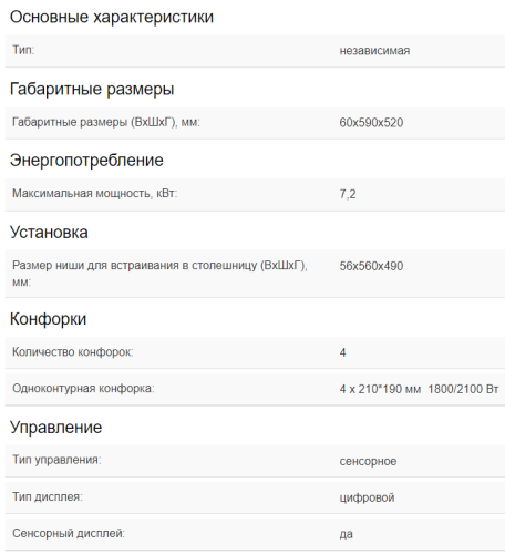 Индукционная варочная панель Schaub Lorenz (Шауб Лоренц) SLK IY 65 S1