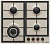 Газовая варочная панель Korting (Кёртинг) HG 665 CTRB