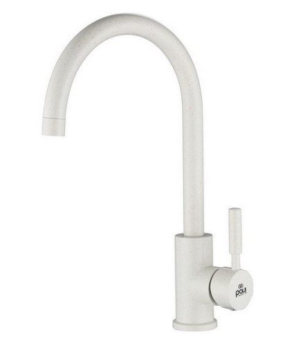 Смеситель для кухни Paulmark (Паульмарк) Holstein Ho212063-331, белый