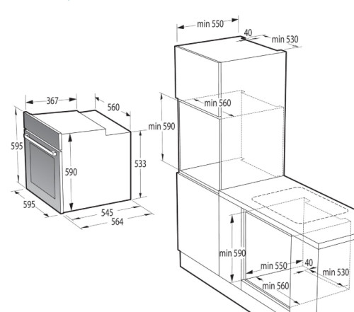 Электрический духовой шкаф Gorenje (Горенье) BOSB6737E09X