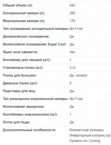 Холодильник Korting (Кёртинг) KNFS 83177 N