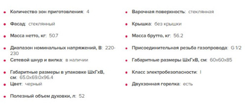 Газовая плита GEFEST (Гефест) 6500-04 0244