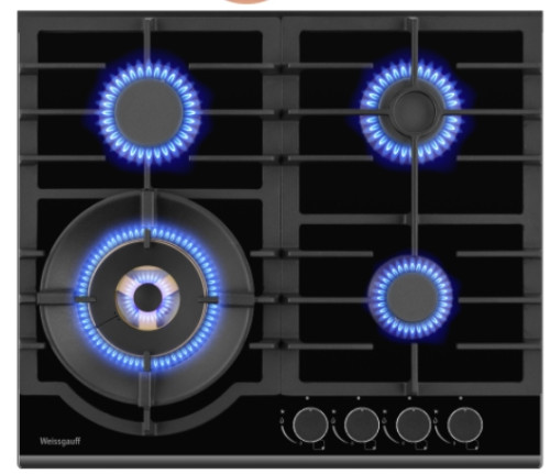 Газовая варочная панель Weissgauff (Вайсгауф) HGG 6441 BG Brass