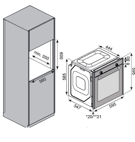 Электрический духовой шкаф Kuppersberg (Купперсберг) KSO 610 W