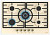 Газовая варочная панель Gorenje (Горенье) GW7C51CLI