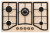 Газовая варочная панель RICCI (Риччи) HBS5705R Газовая варочная панель RICCI (Риччи) HBS5705R