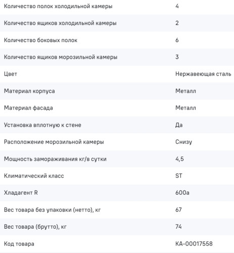 Холодильник MAUNFELD (Маунфилд) MFF200NFSE