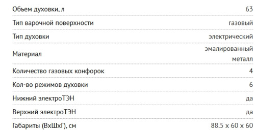 Комбинированная плита NORDFROST (Нордфрост) GE 6064 B