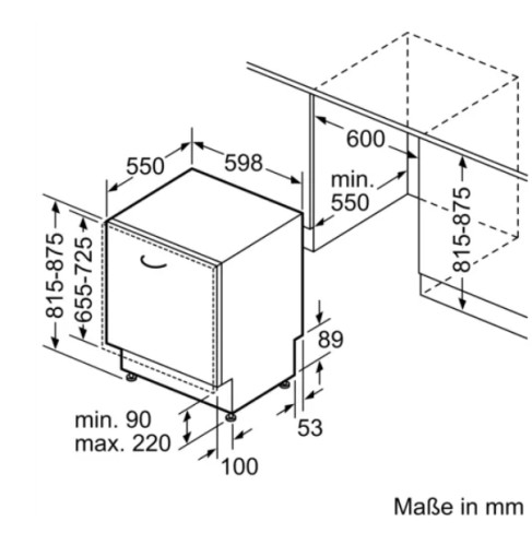 Встраиваемая посудомоечная машина Bosch (Бош) SMV 4 HVX31E