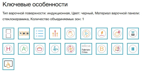 Индукционная варочная панель Elica (Элика) NIKOLATESLA FIT 3Z BL/A/60
