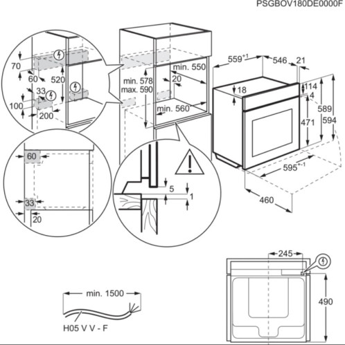 Электрический духовой шкаф Electrolux (Электролюкс) OKA9S31WZ