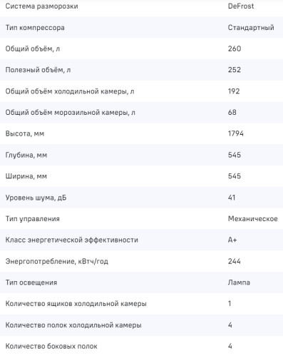 Холодильник MAUNFELD (Маунфилд) MFF180W