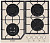 Газовая варочная панель GEFEST (Гефест) ПВГ 2232-01 К81