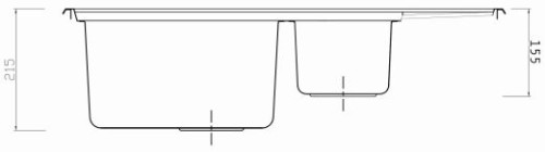 Кухонная мойка Seaman Eco Roma SMR-7850B Slam-shut (два отв.)