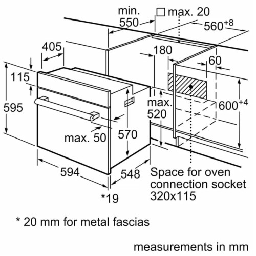 Электрический духовой шкаф Bosch (Бош) HBF011BV1T